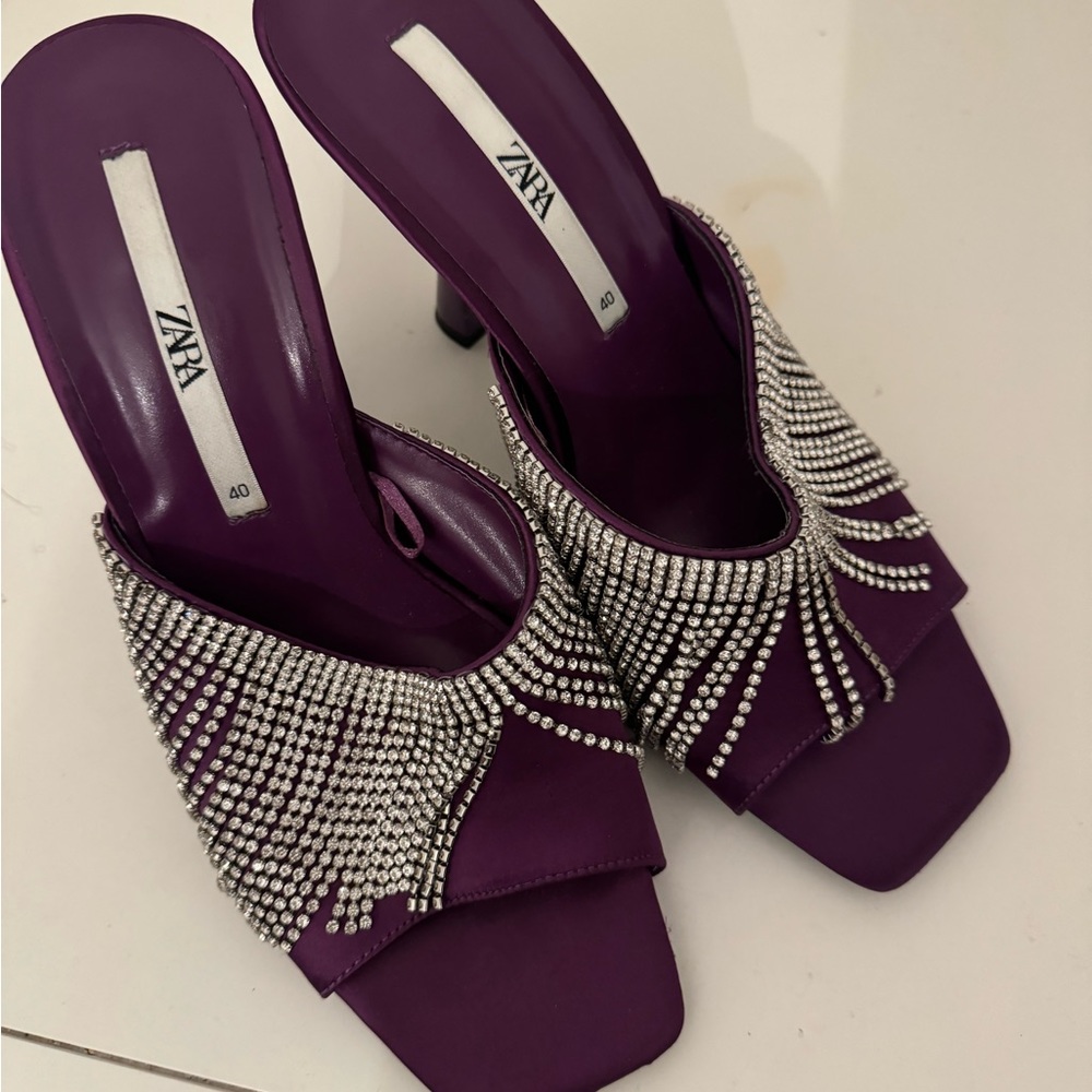 Zara rhinestone sandals